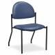 Clinton C-40F F-Series Black Frame Chair - Royal Blue