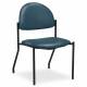 Clinton C-40F F-Series Black Frame Chair - Slate Blue