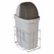 DETECTO CAMCWB Waste Bin with Accessory Rail for MobileCare Medical Carts