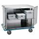 Pedigo Double Door Stainless Steel Surgical Case Cart