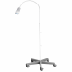 Waldmann D15991110 HALUX N30-1 P SH LED Exam Light with 38.6" Gooseneck Arm - Rolling Stand Mounted