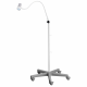 Waldmann D15992110 HALUX N30-1 P SGV LED Exam Light with 38.6" Gooseneck Arm, Side Mount (Base Joint) - Rolling Stand Mounted