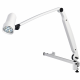 Waldmann D16046150 HALUX N50-3 P FX LED Exam Light with 33.5" Articulating Double Arm, Color Changing - Rail Mounted (Please Note: Railings Not Included)