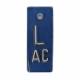 AC Wellman EAOL02 Oncology Embedded Aluminum Marker - 3/4" L with Two Initials