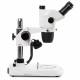 Globe Scientific ENZ-1703-P NexiusZoom EVO Trinocular Stereo Microscope, HWF 10x/23mm Eyepieces, Plan Achromatic 0.65x - 5.5x Zoom Objective, Pillar Stand