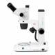 Globe Scientific ENZ-1703-S-DC18 NexiusZoom EVO Trinocular Stereo Microscope, HWF 10x/23mm Eyepieces, Plan Achromatic 0.65x - 5.5x Zoom Objective, Rack & Pinion Stand, CMEX-18 Pro Camera