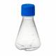 MTC Bio F4061-B 250mL Polycarbonate Erlenmeyer Flask with Polypropylene Vented Screw Cap, Baffled Bottom