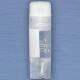 CryoClear Cryogenic Vial 1.0mL - Internal Threads - Attached Screwcap with Molded O-Ring - Self-Standing Conical Bottom - Sterile
