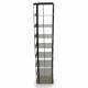 HS2862D Vertical Stainless Steel Freezer Rack For 3" Height Cryostorage Box - 8 Shelves