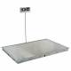 Detecto Solace In-Floor Dialysis Scale 72" x 48" Stainless Steel Platform