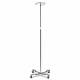 Clinton IV-404 4-Hook 4-Leg Economy Twist-Lock IV Stand