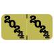 Arden Label JT3Y-24 2024 Year Labels for Ringbook - Jeter Compatible - Size 3/4" H x 1 1/2" W