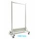 Phillips Safety LB-3060-MRI MRI Safe Mobile Lead Barrier Glass Window Size 60" H x 30" W