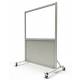 Phillips Safety LB-3648 Mobile Lead Barrier Glass Window Size 30" H x 48" W