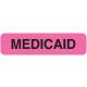 MEDICAID Label - Size 1 1/4"W x 5/16"H