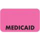 MEDICAID Label - Size 1 1/2"W x 7/8"H