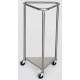 Stainless Steel Triangular Linen Hamper