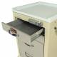 Harloff M-Series Mini Width X-Short Procedure Cart Four Drawers with Basic Electronic Pushbutton Lock