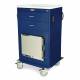 Harloff MH4216K Malignant Hyperthermia Cart with 1.0 Cubic Feet Follett Refrigerator, Two Drawers, Key Lock