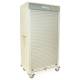 Harloff MSPM82-00TK MedStor Max Double Column Medical Storage Cabinet with Tambour Door, Key Lock