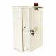 Harloff NC24C16-DT2-AVD Tall Narcotics Cabinet with Audio/Visual Alarm, Outer Door & Inner Door with Tubular Lock, 24" H x 16" W x 8" D - Open Outer Door