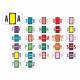 POS 3400 Match POAM Series Alpha Roll Labels - 15/16"H x 1 5/8"W