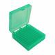 Storage Box with Hinged Lid for 100 x 1.5mL Tubes - Green
