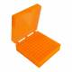 Storage Box with Hinged Lid for 100 x 1.5mL Tubes - Orange