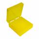 Storage Box with Hinged Lid for 100 x 1.5mL Tubes - Yellow