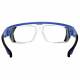 Phillips Safety RG-20020 Plastic Frame Radiation Glasses Model 20020 - Back View