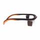 Model 206 Economy Radiation Glasses - Orange/Brown