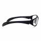 Model 208 Ultralite Wrap Lead Glasses - Black