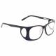 RG-52-BKBL Plastic Wrap Radiation Glasses Model 52 - Black/Blue