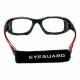 Wrap Around Radiation Glasses with Neoprene Strap Model EGM 