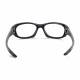 Black Wrap Around Radiation Glasses Model MX30 - Frame Size 55-20-130