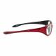 Wrap Around Radiation Glasses Model MX30 - Red