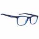 Phillips Safety Nike 7056 Radiation Glasses - Matte Industrial Blue 423 (Right Angle View)