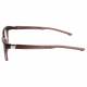 Phillips Safety Nike 7154 Radiation Glasses - Basalt Brown 201 (Left Side View)