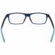 Phillips Safety Nike 7272 Radiation Glasses - Matte Space Blue 440 (Back View)