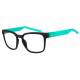 Nike Livefree Iconic Radiation Glasses - Matte Black/Green EV24012-011 (Left Angle View)