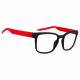 Nike Livefree Iconic Radiation Glasses - Matte Black/Red EV24012-010 (Right Angle View)