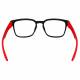 Nike Livefree Iconic Radiation Glasses - Matte Black/Red EV24012-010 (Back View)