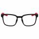 Nike Livefree Iconic Radiation Glasses - Matte Black/Red EV24012-010 (Front View)