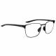 Phillips Safety Nike Metal Fusion Radiation Glasses - Satin Black FV2377-010 (Right Angle View)