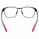 Phillips Safety Nike Metal Fusion Radiation Glasses - Satin Black/Red FV2381-010 (Back View)