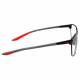 Phillips Safety Nike Metal Fusion Radiation Glasses - Satin Black/Red FV2381-010 (Right Side View)