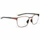 Phillips Safety Nike Metal Fusion Radiation Glasses - Satin Walnut FV2377-215 (Right Angle View)