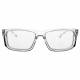 Plastic Frame Radiation Safety Glasses Model T9538S - Crystal Clear