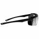 Plastic Frame Radiation Safety Glasses Model T9603 - Black with Clear