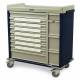 Harloff SL28BIN5 Standard Line 28 - 5" Med-Bin Medication Cart with Key Locks